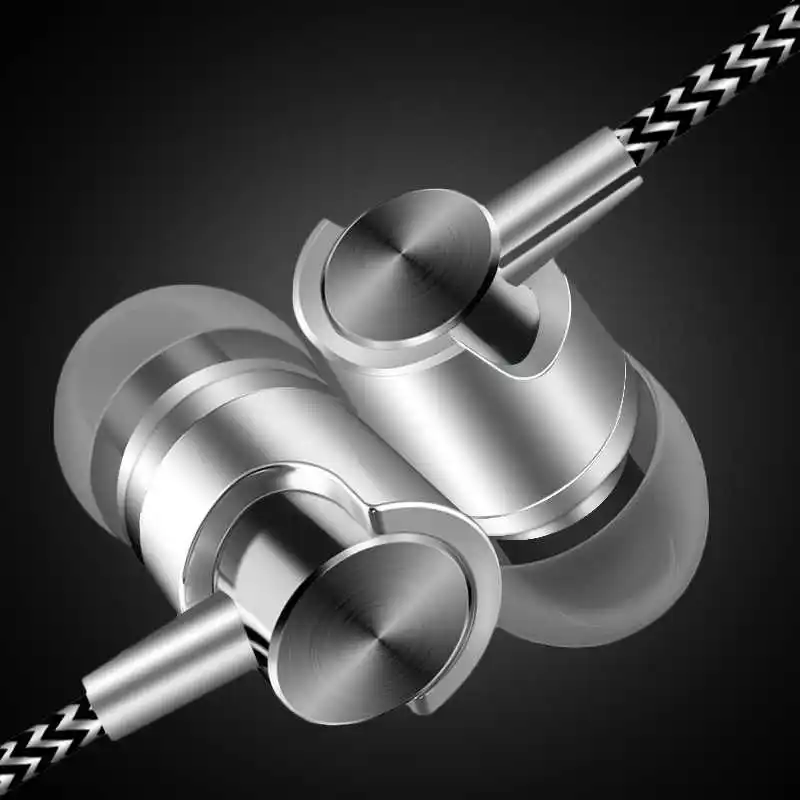 

New 3.5mm Sports Earphone High-Fidelity Headset In-ear Round Wire With Mic High Quality Volume Control Hands Earphone In-ear