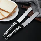 1 шт. 32*3 см шпатель для торта из нержавеющей стали, глазурь для сливочного крема, нож для глазировки, более гладкий кухонный кондитерский инструмент для украшения торта