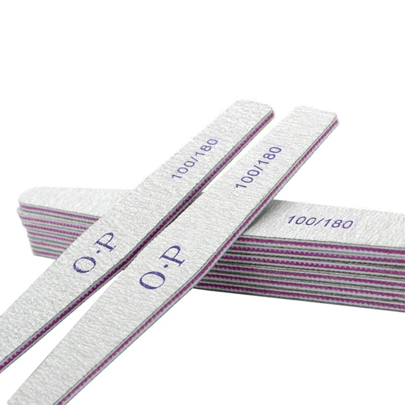 

5PCS/Lot Sanding Buffer Block Double-side Sandpaper For Nail Gel Polish Nail Extension Forms Top Molds Manicure Nail File