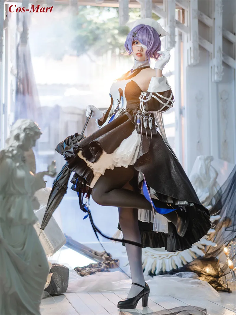 

[Presale] Hot Game Arknights Whisperain Cosplay Costume Fashion Combat Uniform Female Halloween Party Role Play Clothing S-XL