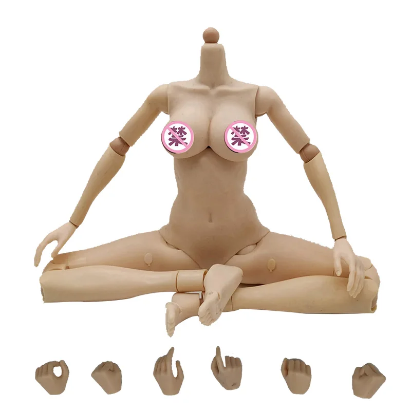 1/6 весы Женский солдат фигура тело Мягкая грудь 24 см подвижные суставы фигурка