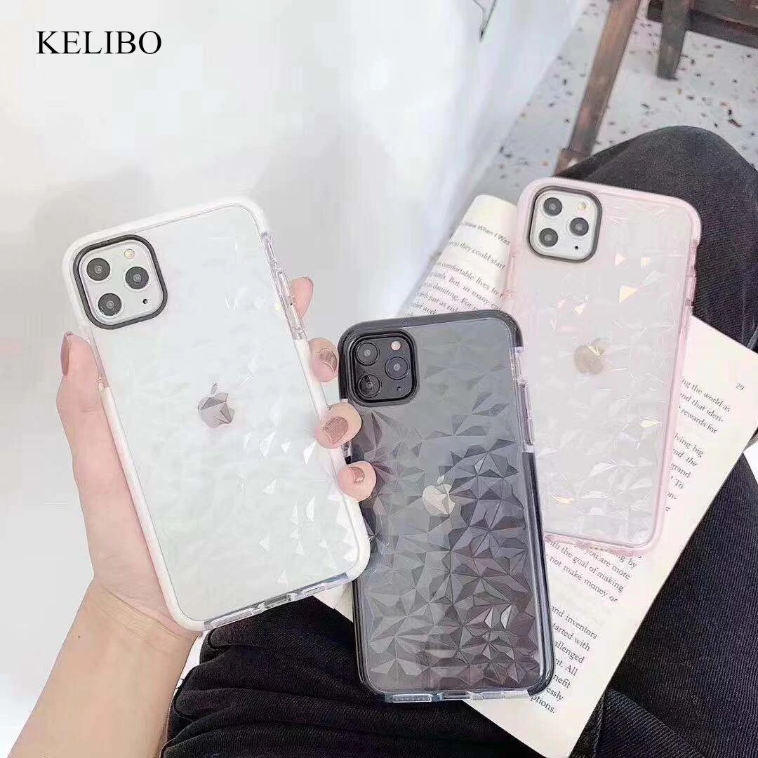 Мягкий Прозрачный ударопрочный чехол из ТПУ для iPhone X XR XS Max 11 Pro 7 8 6 Plus|Бамперы| |