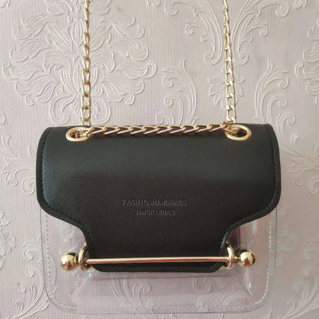 Сумка мессенджер Женская Роскошная прозрачная сумка модная женская квадратная