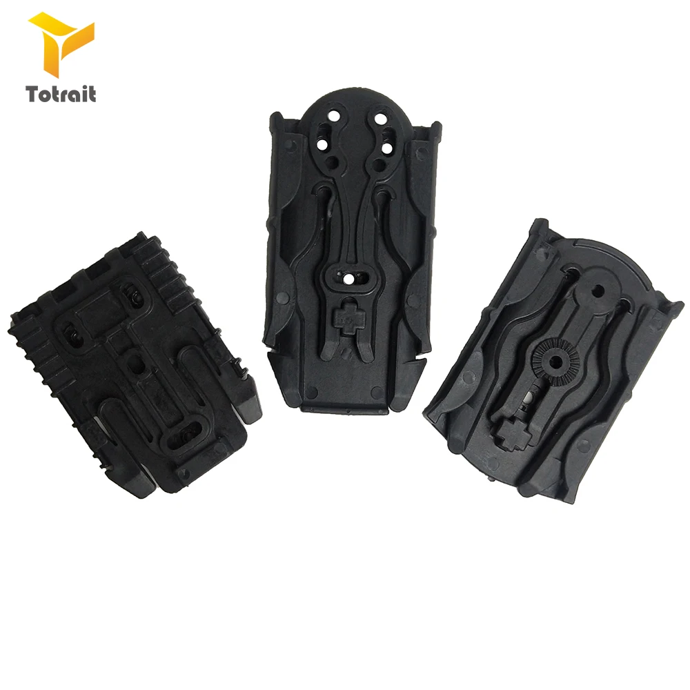 

Totrait Gun holester Molle Holster Locking Fork System Quick Locking System Kit Short Type for Glock/1911/M9/P226/HK UPS