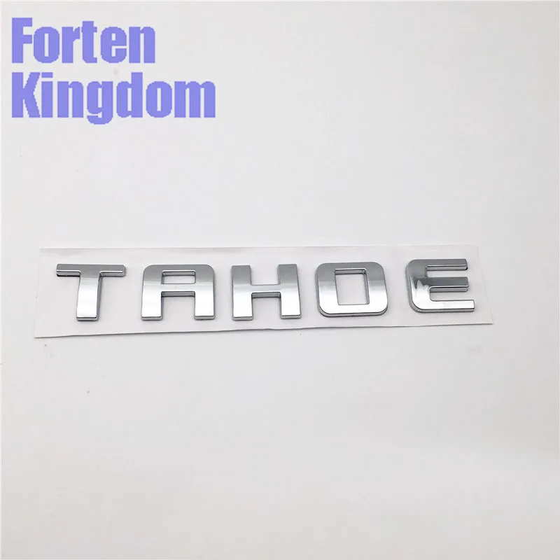 Forten Kingdom 10 шт. для TAHOE хромированная табличка с именем автомобиля 3D надписью