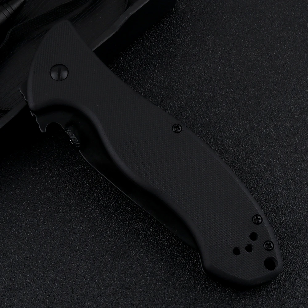 Складной нож kershu 6045 BK с лезвием 8Cr13 и рукояткой G10 | Инструменты
