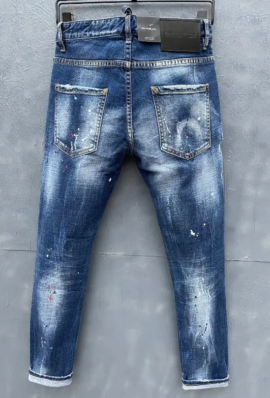 jeans 2021 Hot classic,Authentic DSQUARED2,Retro,Italian brand ,Women/Men Jeans,locomotive,Jogging jeans,DSQ039