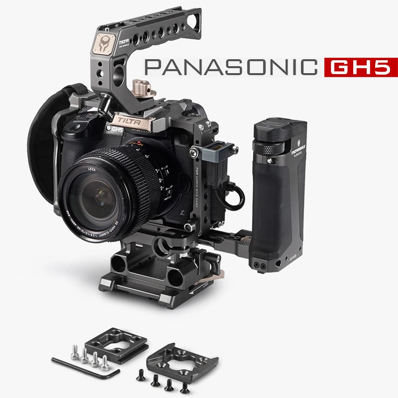 Клетка Tilta для Panasonic Lumix GH5/GH5S клетка с верхней ручкой рукоятка комплект GH DSLR