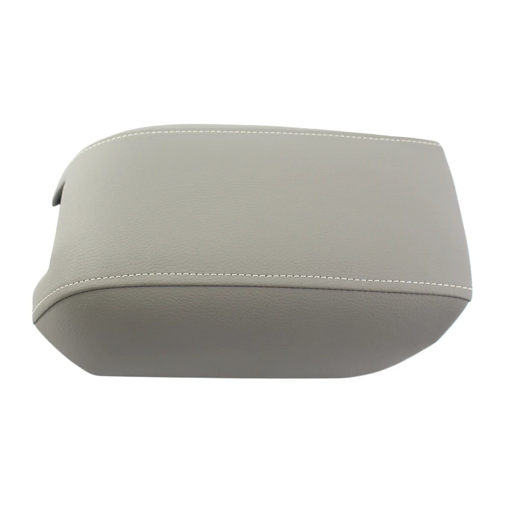 Крышка подлокотника центральной консоли автомобиля черная кожаная Замена для