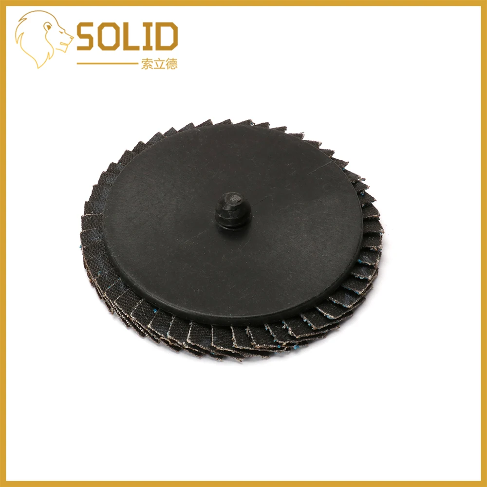 

75mm 60/80Grit Flap Disc Flap Grinding Wheels for Wood Metal Plastic 10Pcs Blue Particles