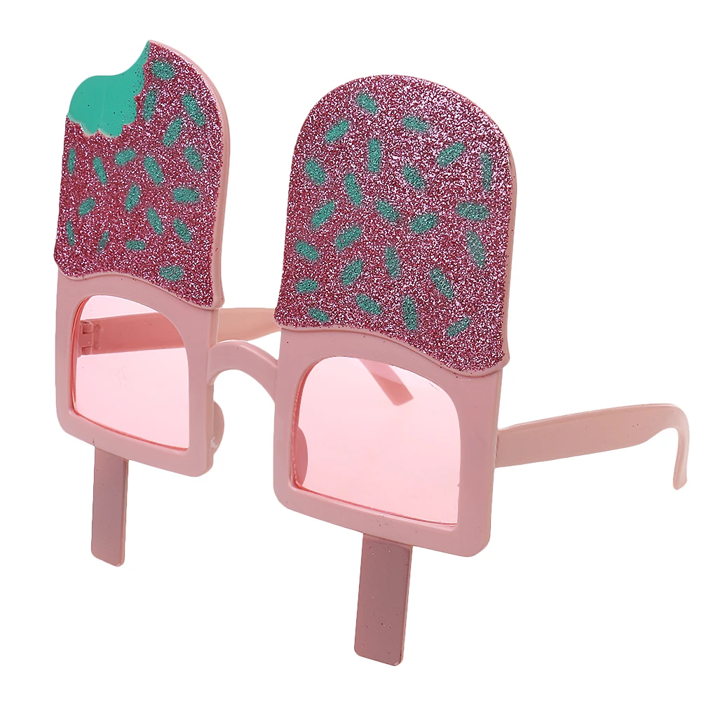 Блестящие солнцезащитные очки в стиле ледяной поп маскарадный костюм