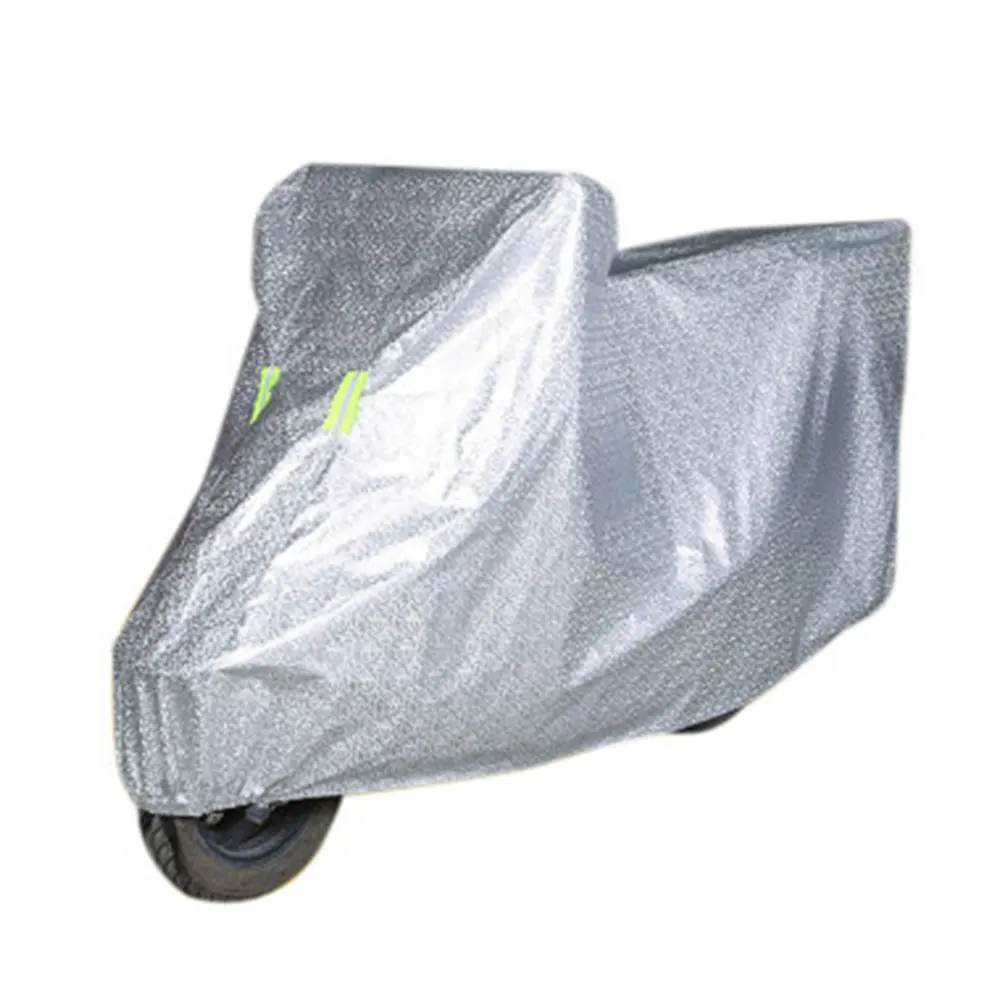 

Motorbike Protector Motorcycle Cover Universal Motorbike Cover Windproof Covers Thicken Silver Durable