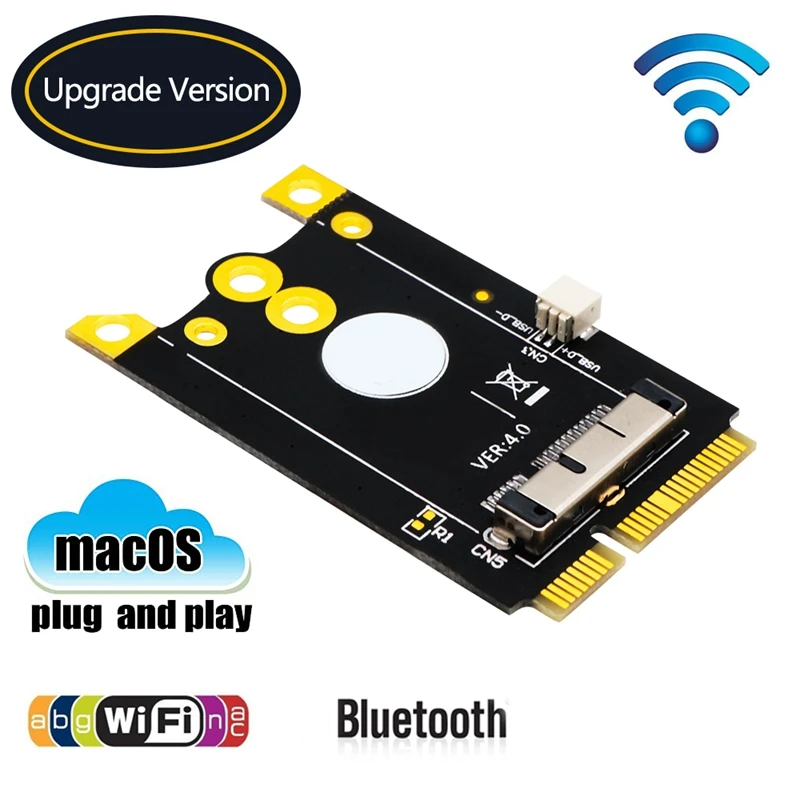 Обновленная версия плата адаптера преобразователя Mini PCIe (MPCIe) 12 + 6 контактов карта