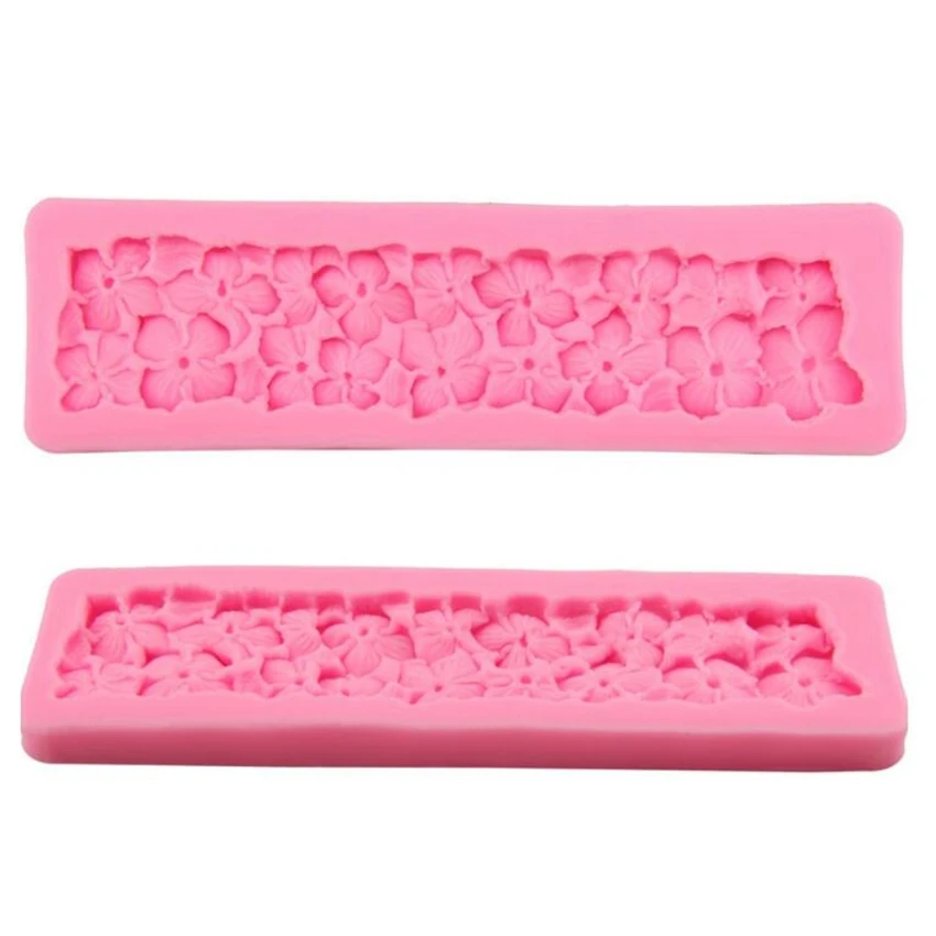 5 шт./лот сделай сам силиконовая форма для листьев цветов кружева жвачки шоколада