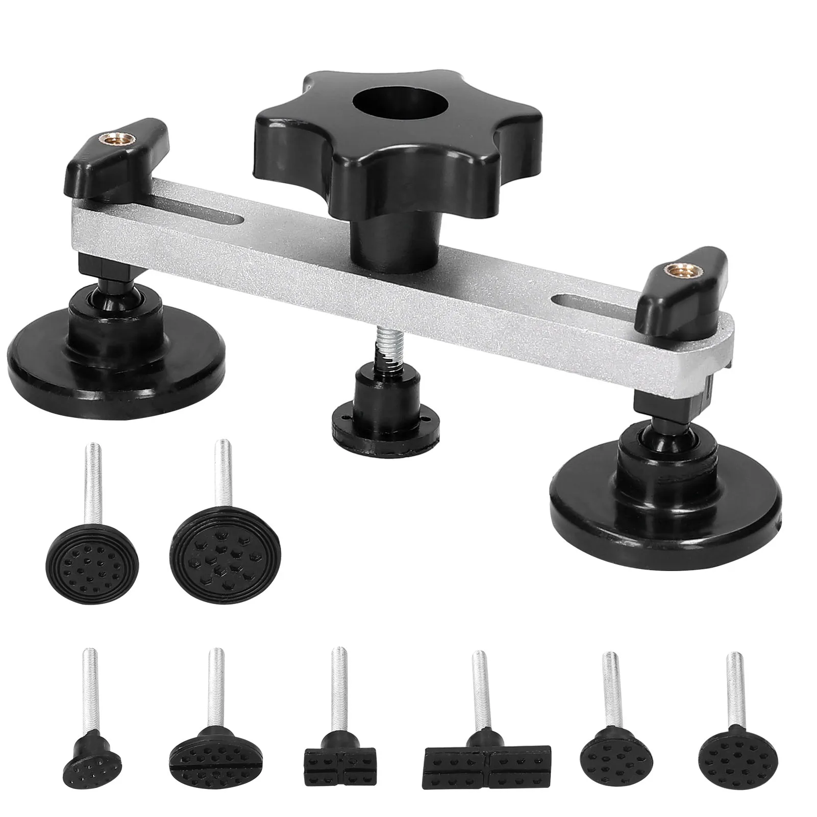 

Инструмент для удаления вмятин на мостике, набор инструментов для удаления вмятин на кузове автомобиля с 8 различными насадками разных форм...