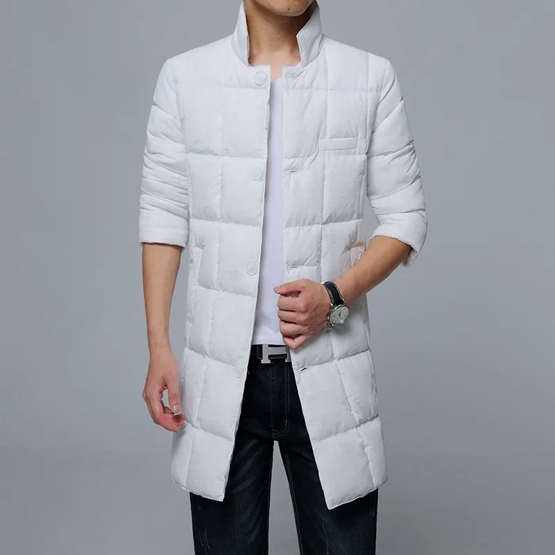 

Новое зимнее пальто, Мужская Утепленная парка, куртка, высокое качество, пальто, парки, плюс размер, S-5XL, теплое пальто, мужская длинная куртк...