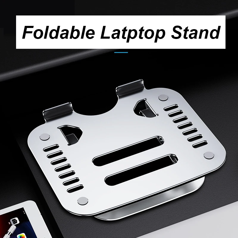 

Aluminum Alloy Laptop Stand Folding Portable for Macbook Ergonomic Universal Adjustable Laptop Bracket Lifting Holder