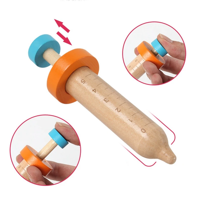 

13Pcs Kids Wooden Kit Pretend Playset for Toddler Toolbox Simulation Role Play Toys Kit