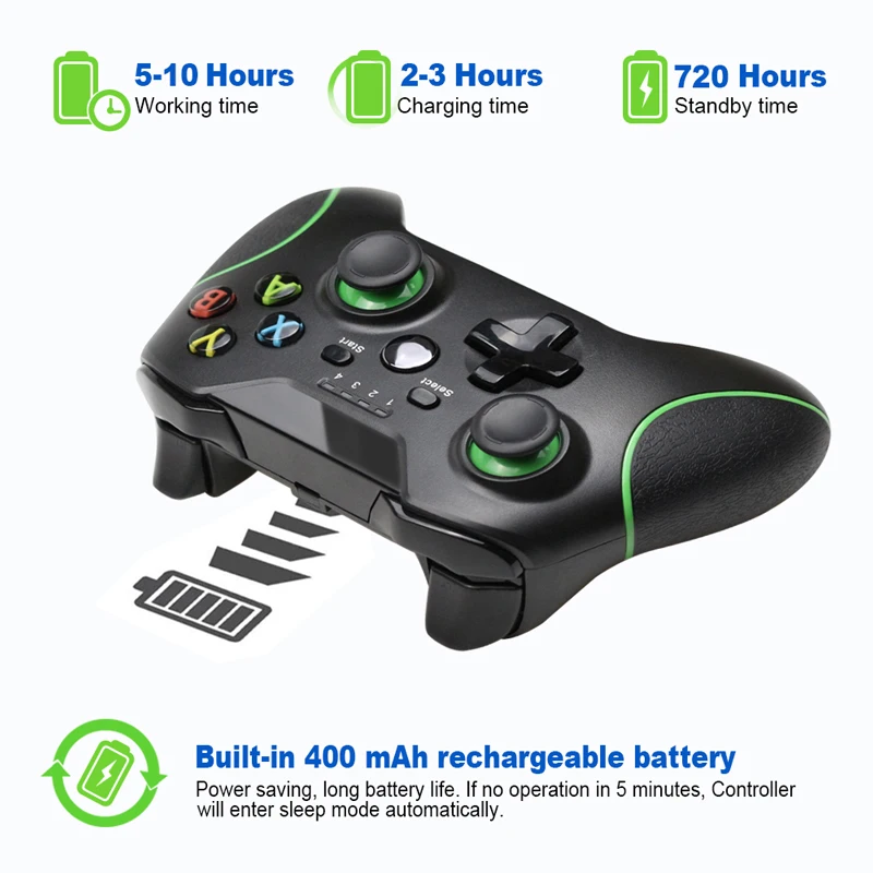 Беспроводной геймпад для PS3/IOS/Android Phone/PC/TV Box джойстик 2 4G игровой контроллер Xiaomi