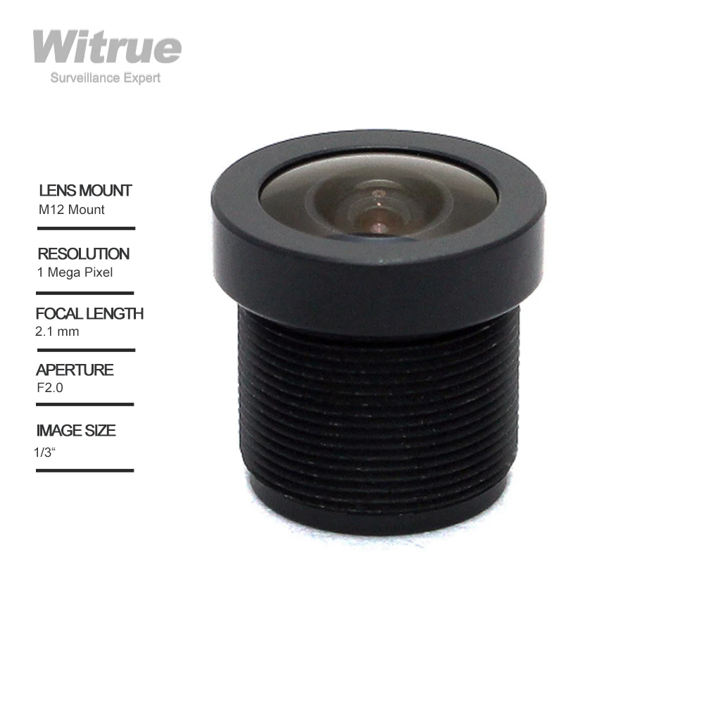 

Witrue CCTV объектив 2,1 мм черный
