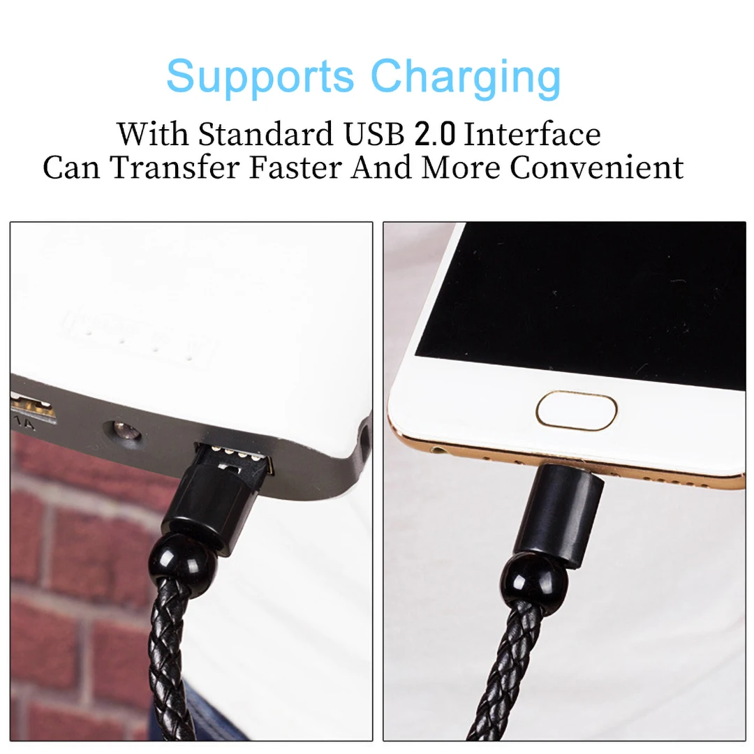 Модный портативный usb-кабель для зарядки и зарядки, портативный usb-кабель для зарядки мобильных телефонов iPhone type C, Micro usb, телефоны на базе Android