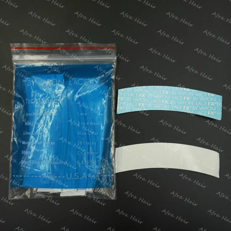 

36pcs/lot By Vapon Lacefx Blue Liner C Contour Hair Bonding Tape T033