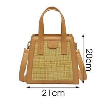 TTOU Women MINI Shoulder Bag Travel Bag Leather Pu Quality Bag Female Weave Pattern Top-Handle Bags Female Bags Design For Girls