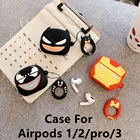 Новинка 2021, чехол для AirPods 3, чехол Pro с зарядным устройством, мультяшный персонаж, силиконовый чехол для Apple AirPods 3-го поколения, чехол