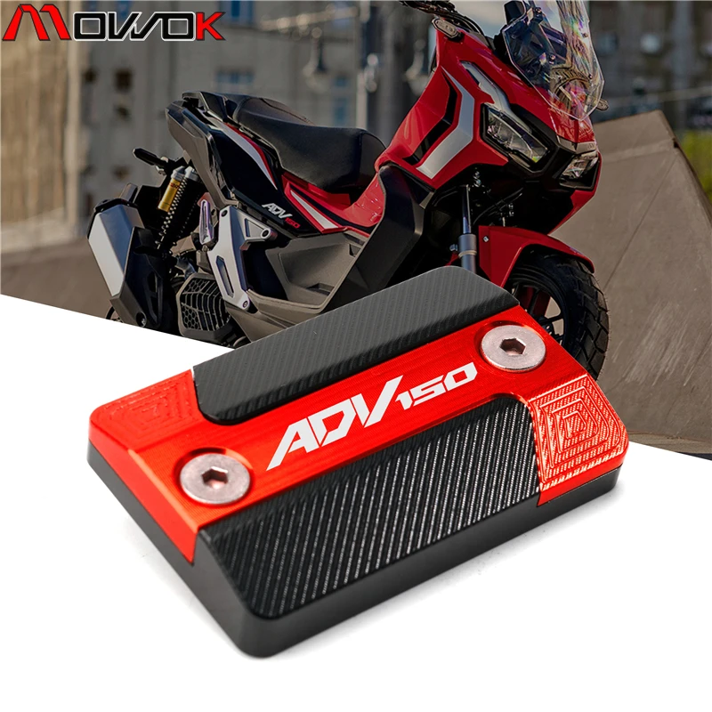 Fit For HONDA ADV150 ADV 150 2019-2021 Latest high quality Motorcycle Brake Fluid Fuel Reservoir Tank Cap Cover | Автомобили и