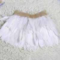 white goth feather body harness sexy underwear cheerleader uniform skirt women kawaii lolita pettiskirt festive club rave wear