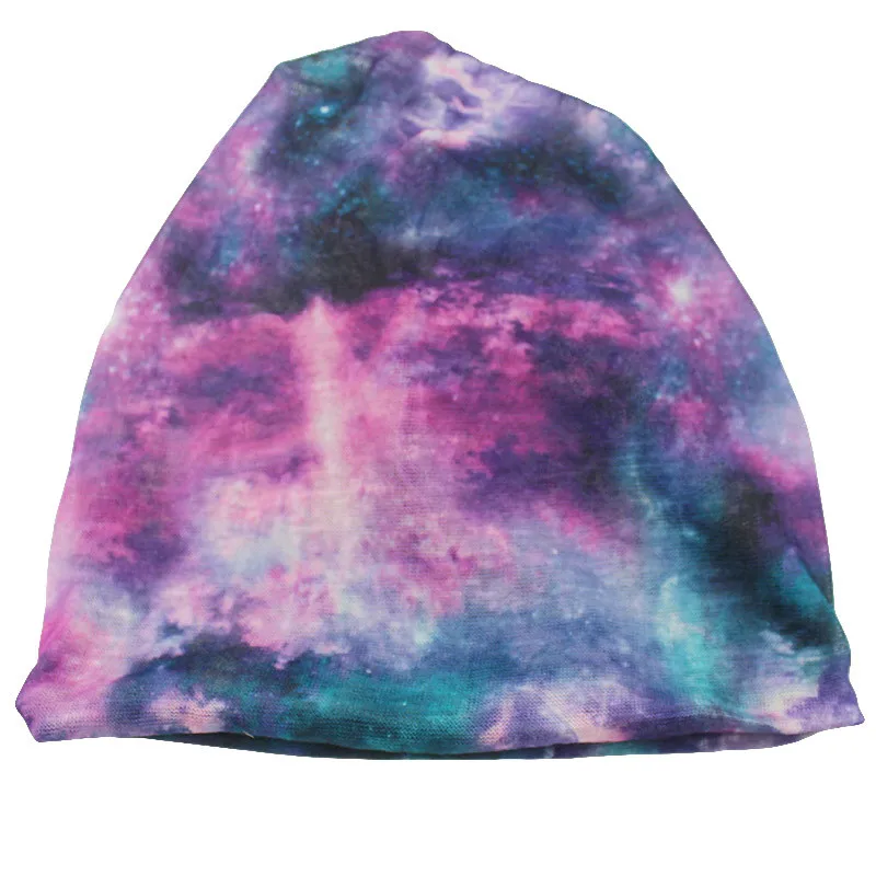 ALTOBEFUN Thin Galaxy Design Skullies And Beanies Brand Autumn Winter Dual-use Hats For Ladies Women Scarf Face Mask BHT012 | Аксессуары