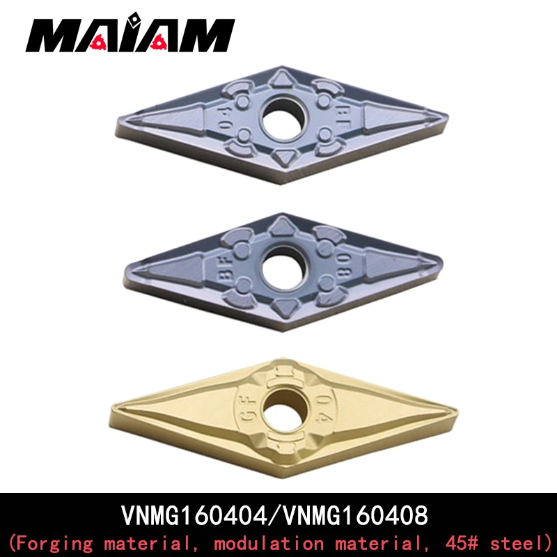 

VNMG1604 Rhombus insert VNMG160404 VNMG160408 Stainless steel milling CNC insert(blade) VNMG1604 04 08 BF GF pattern inserts