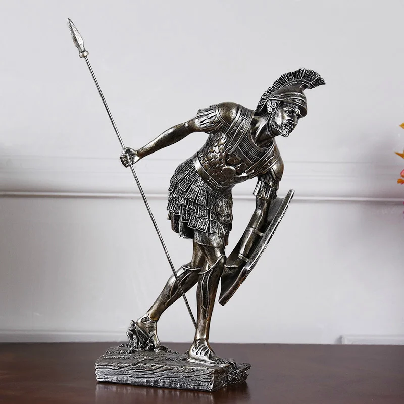 Статуэтка спартанского воина винтажный Декор для дома в скандинавском стиле