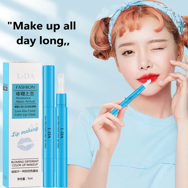 

Lipstick Fixed Color Lip Glaze Raincoat Translucent Lipstick Fixative Gel Lips Color Fixing Cosmetic Lasting Waterproof