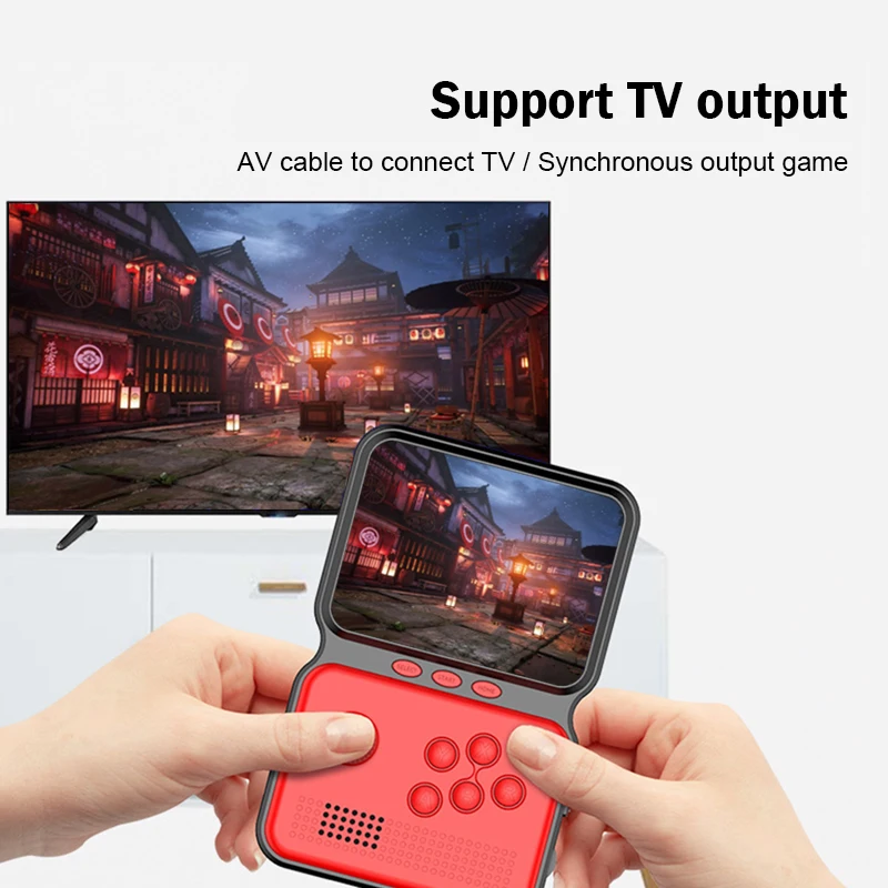 900 IN 1 Portable Handheld Game Console 16-Bit Video Games 3.0 Inch Mini Retro Game Controller Built-in 900+ Classic Games