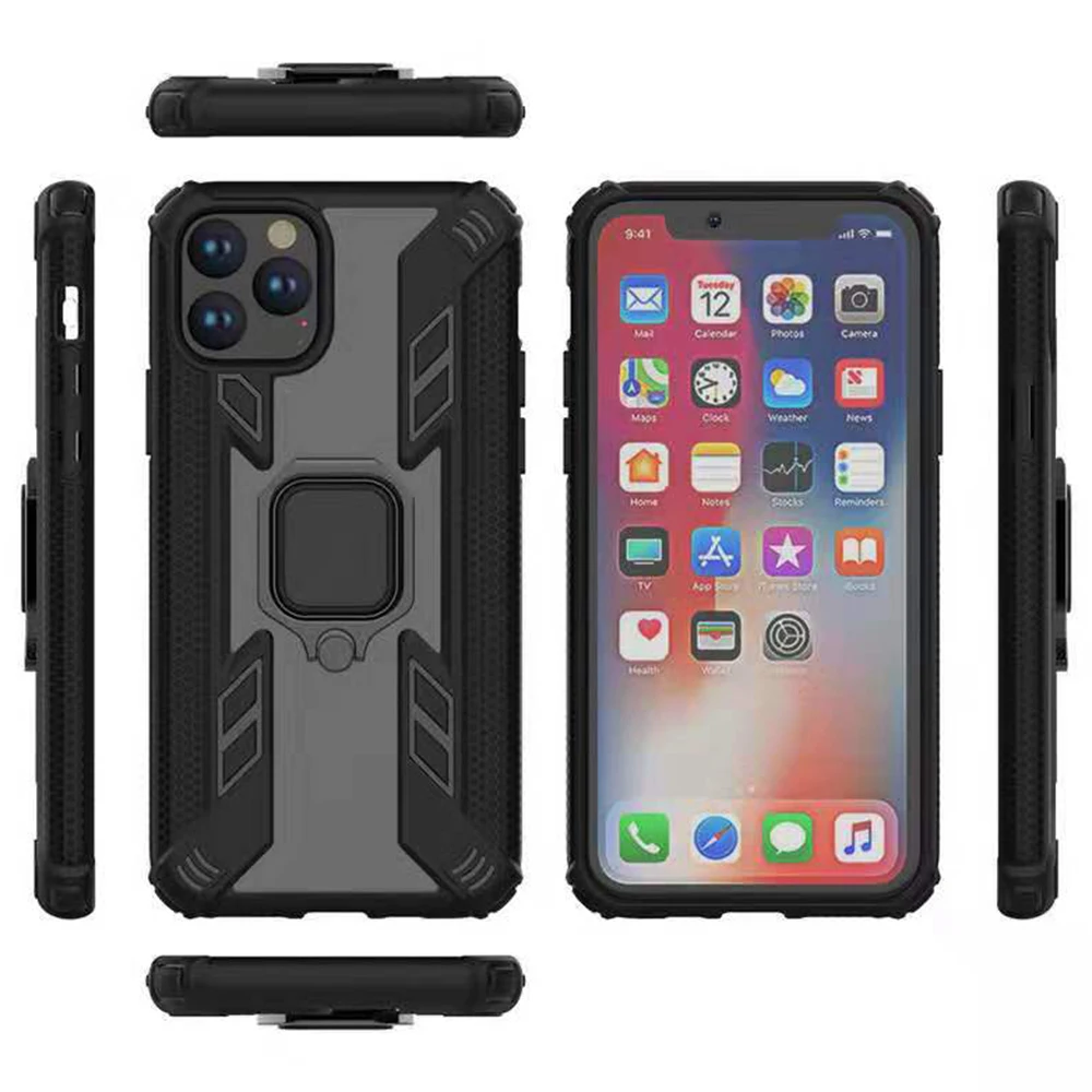 Adsorption Phone Cover Case For iPhone 8 7 Plus 11Pro Max X XR XS Cases Hard Soft TPU Car Magnetic | Мобильные телефоны и