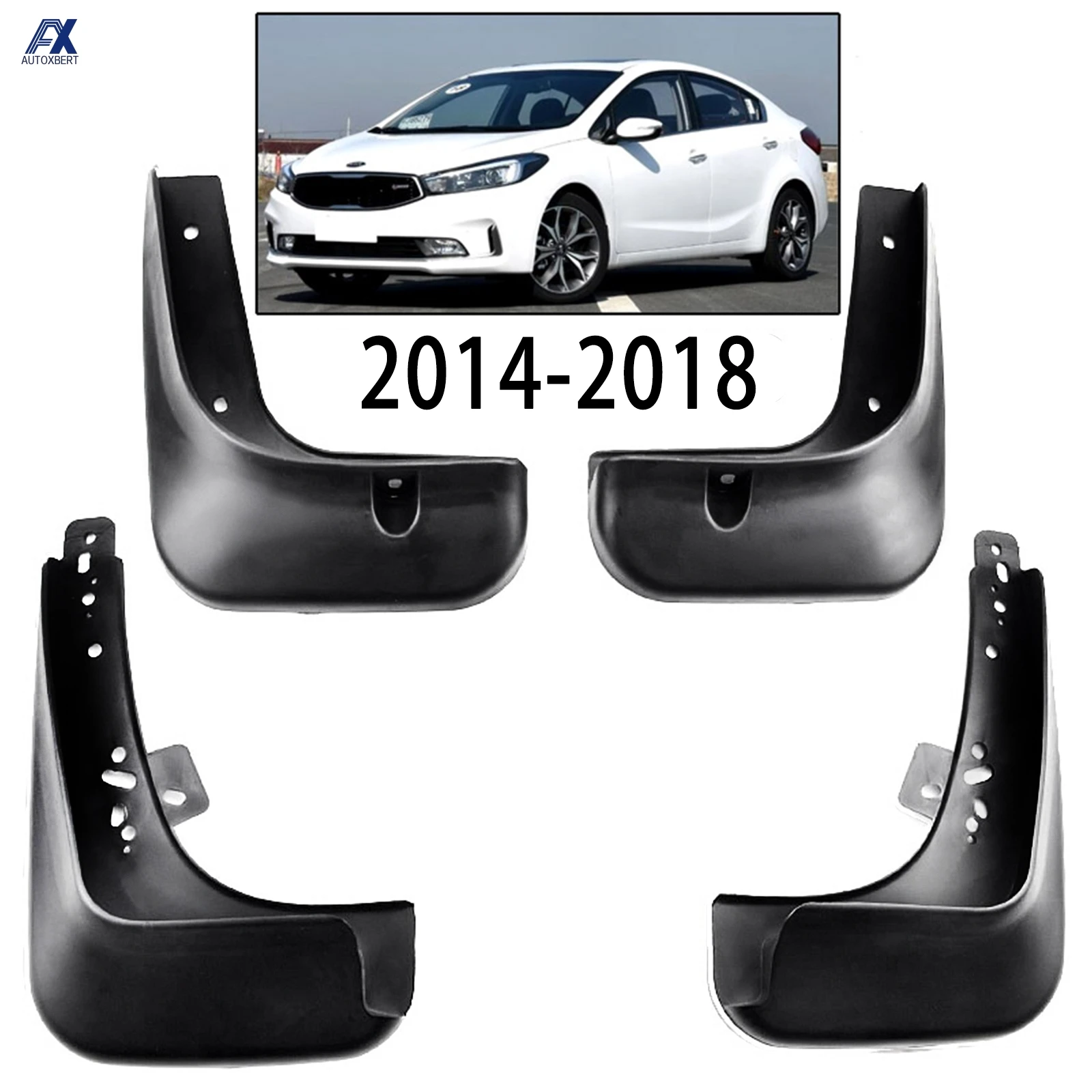 

4 шт., передние и задние щитки от грязи для Kia Forte Cerato K3 2017 2018