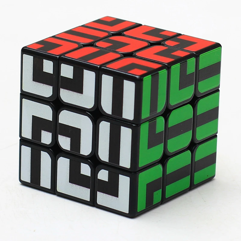 Z-cube лабиринт тип 3x3x3 cubo magico головоломка профессиональный магический куб 3*3*3 лабиринт классная комната Принадлежности игрушки для детей мальчиков - Цвет: Белый