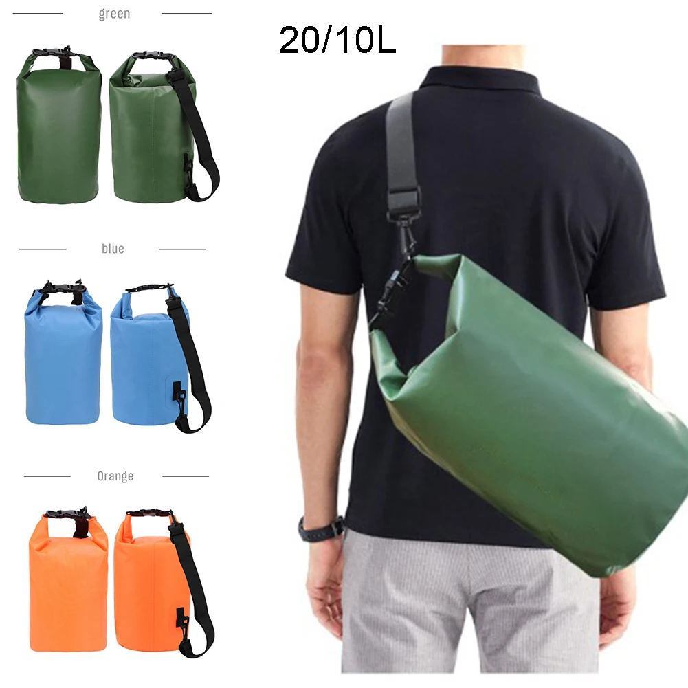 

10/20L Outdoor Waterproof Dry Bag Fishing Swimming Diving Camping Sailing Air Seal Bag Quick Sealing