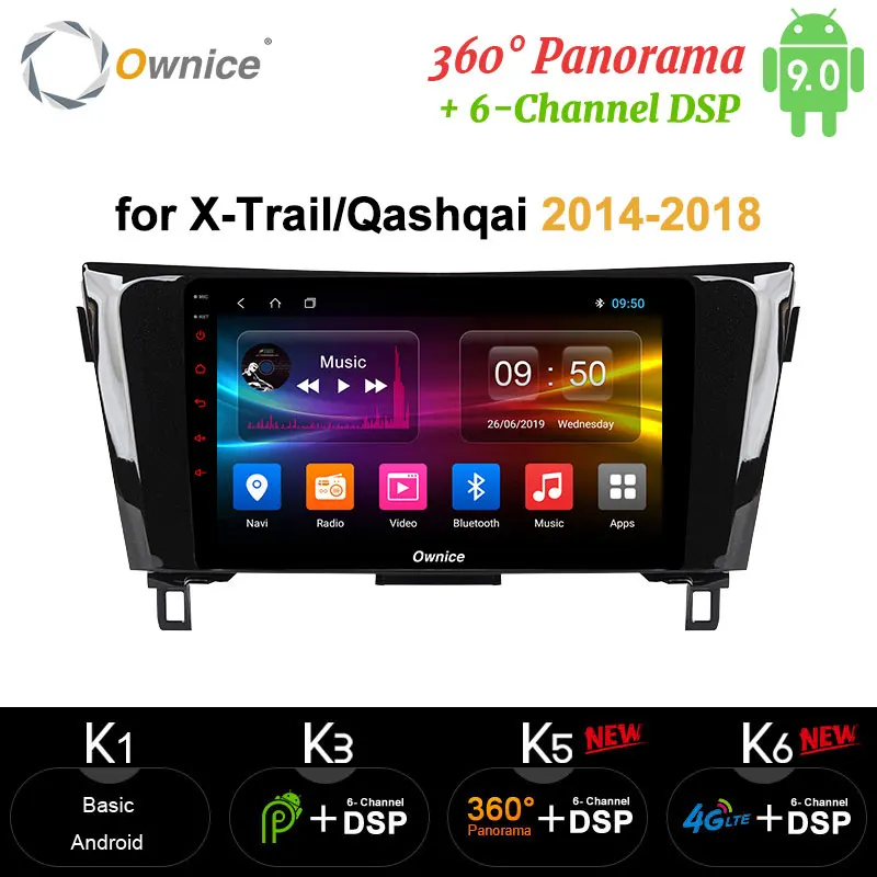 Ownice Android 10 0 4G RAM 64G Автомобильный DVD мультимедийный плеер 8 ядер carplay DSP SPDIF GPS для Nissan