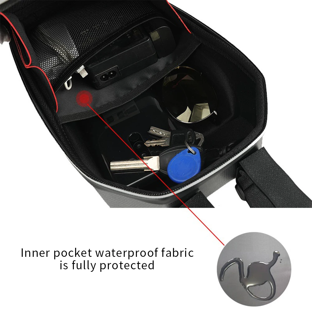 

Rainproof EVA Hard Shell 5L Capacity Electric Scooter Front Storage Bag Skateboard Hanging Bag Fit for Xiaomi Mijia M365