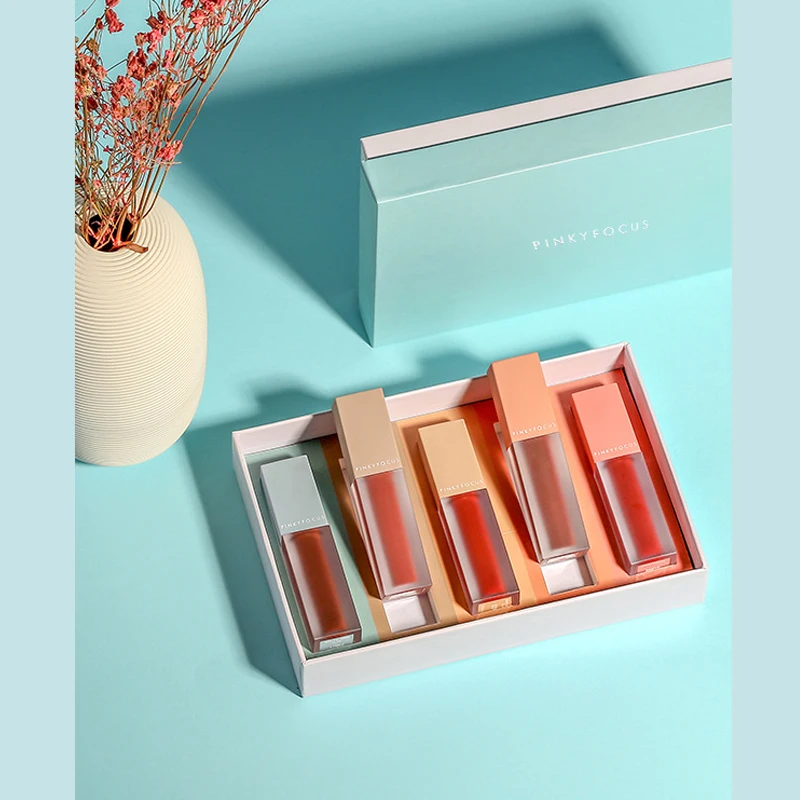 5 шт./компл. матовая губная помада средства ухода за губами Make Up Водонепроницаемый