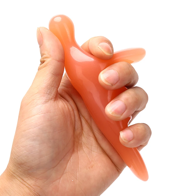

1PCS Triangle Acupuncture Stick Meridian Tool Deep Muscle Relax Massage Wax Resin T-Shaped Thumb Massage Cone Body Massage Tool