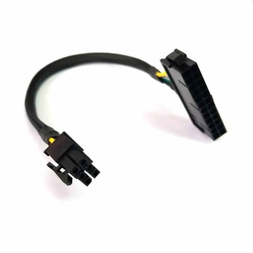 ATX PSU Standard 24Pin Female to 6P Male Internal Power Adapter Converter Cable For Dell 6 PIN 3060 5060 7060 Mainboard