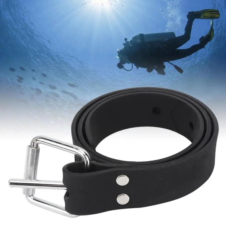 Силиконовый ремень для дайвинга с быстроразъемной стальной пряжкой 1 3/1 5 м | Спорт