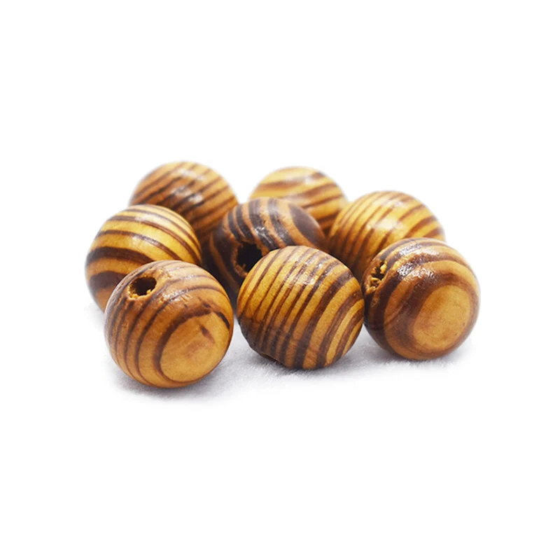 WIWI 100 шт/партия 8 мм круглые деревянные бусины для изготовления ювелирных изделий