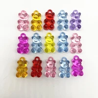 new 20pcs 2010mm acrylic heart shaped beads loose spacer beads for jewelry making diy handmade accessories