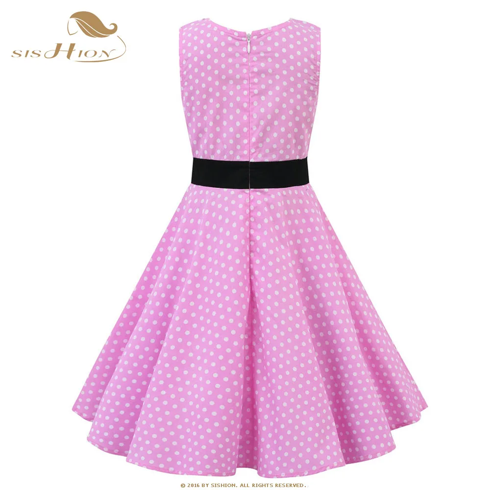 Детское Хлопковое платье в горошек с цветочным принтом | Женская одежда