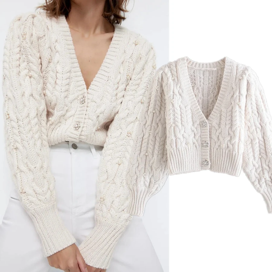

Свитера Elmsk, женские зимние кардиганы 2022, Женский английский стиль, индийский, народный стиль, винтажные украшения, пуговицы, вязаный кардиг...