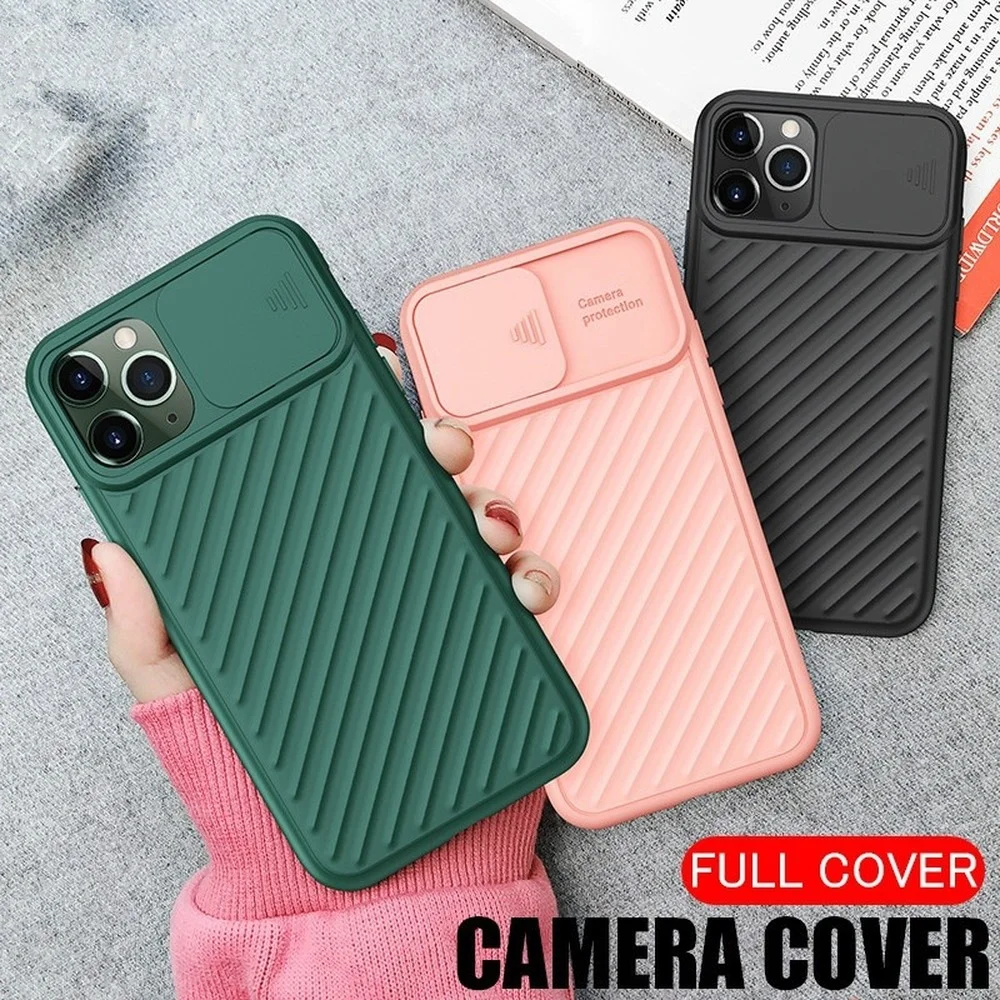 

iPhone Casing For iPhone 12 12 mini 12 Pro 12 Pro Max Camera Protection Case Slide Door Protection Case Color Cover